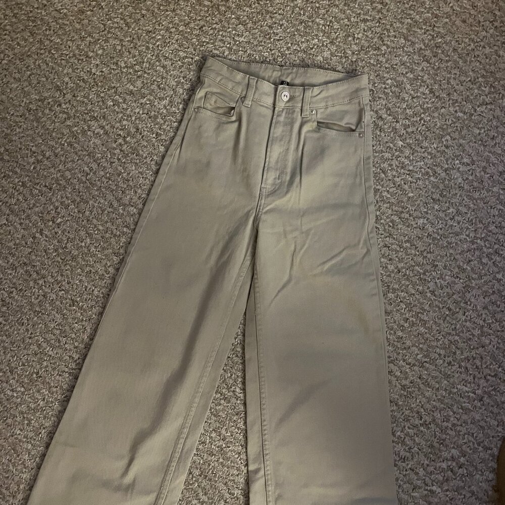 h&m twill pants